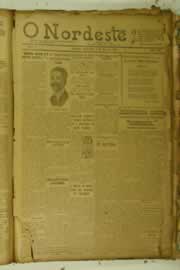 Página do jornal O Nordeste de maio de 1926