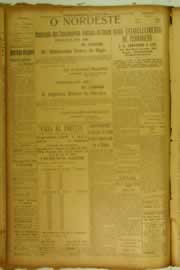 Página do jornal O Nordeste de maio de 1926