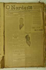 Página do jornal O Nordeste de maio de 1926