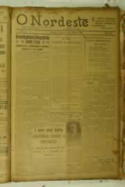 Página do jornal O Nordeste de maio de 1926