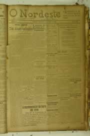 Página do jornal O Nordeste de maio de 1926