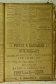 Página do jornal O Nordeste de maio de 1926