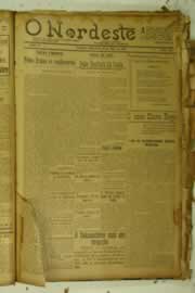 Página do jornal O Nordeste de maio de 1926