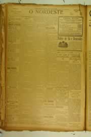 Página do jornal O Nordeste de junho de 1926