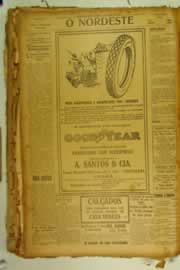 Página do jornal O Nordeste de junho de 1926