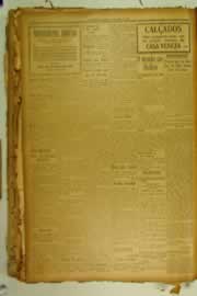 Página do jornal O Nordeste de junho de 1926