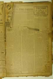 Página do jornal O Nordeste de junho de 1926