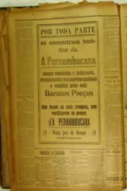 Página do jornal O Nordeste de junho de 1926