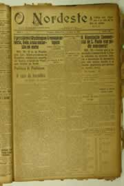 Página do jornal O Nordeste de julho de 1926