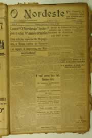 Página do jornal O Nordeste de julho de 1926
