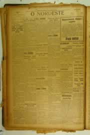 Página do jornal O Nordeste de julho de 1926