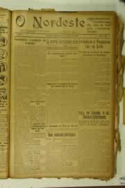 Página do jornal O Nordeste de julho de 1926