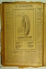 Página do jornal O Nordeste de julho de 1926