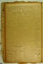 Página do jornal O Nordeste de agosto de 1926