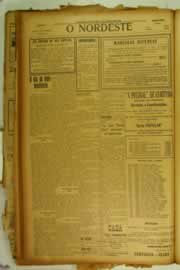 Página do jornal O Nordeste de setembro de 1926