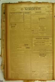 Página do jornal O Nordeste de setembro de 1926