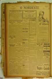 Página do jornal O Nordeste de setembro de 1926