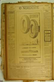 Página do jornal O Nordeste de setembro de 1926