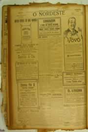Página do jornal O Nordeste de outubro de 1926
