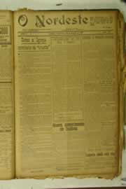 Página do jornal O Nordeste de outubro de 1926
