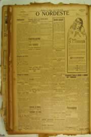 Página do jornal O Nordeste de outubro de 1926