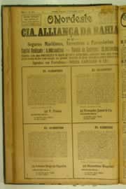 Página do jornal O Nordeste de dezembro de 1926