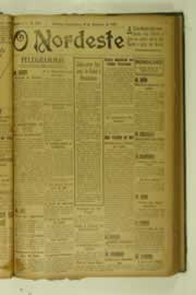 Página do jornal O Nordeste de dezembro de 1926
