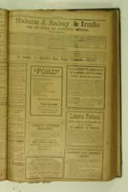 Página do jornal O Nordeste de dezembro de 1926