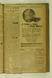 Página do jornal O Nordeste de dezembro de 1926