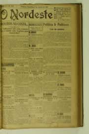 Página do jornal O Nordeste de janeiro de 1927