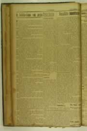 Página do jornal O Nordeste de janeiro de 1927
