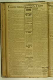 Página do jornal O Nordeste de janeiro de 1927