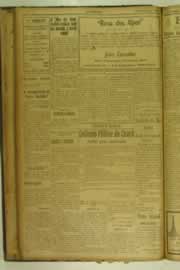 Página do jornal O Nordeste de janeiro de 1927