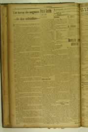 Página do jornal O Nordeste de janeiro de 1927
