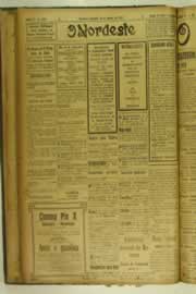 Página do jornal O Nordeste de janeiro de 1927