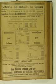 Página do jornal O Nordeste de janeiro de 1927