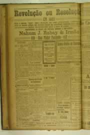 Página do jornal O Nordeste de fevereiro de 1927