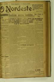 Página do jornal O Nordeste de fevereiro de 1927