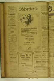 Página do jornal O Nordeste de fevereiro de 1927