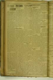 Página do jornal O Nordeste de fevereiro de 1927