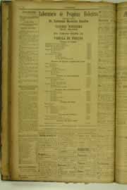Página do jornal O Nordeste de fevereiro de 1927