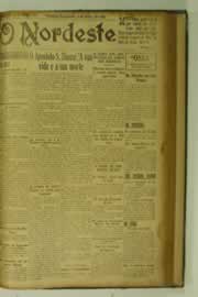 Página do jornal O Nordeste de março de 1927