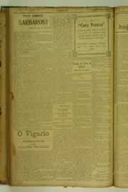 Página do jornal O Nordeste de março de 1927