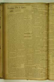 Página do jornal O Nordeste de março de 1927
