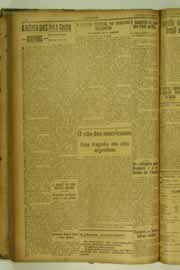 Página do jornal O Nordeste de março de 1927