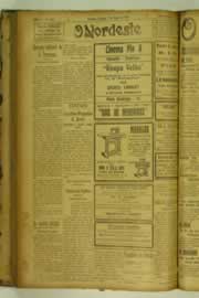 Página do jornal O Nordeste de março de 1927
