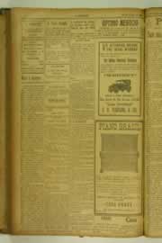 Página do jornal O Nordeste de março de 1927