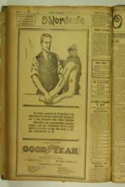 Página do jornal O Nordeste de março de 1927