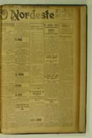 Página do jornal O Nordeste de março de 1927