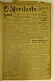 Página do jornal O Nordeste de abril de 1927